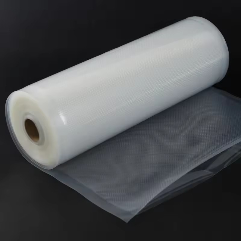 Embrassed Roll Vacuum Sealer Bag Vacuum Packaging Film Fresh Keeping Bag Vacuum Bags Roll Untuk Penyimpanan Makanan