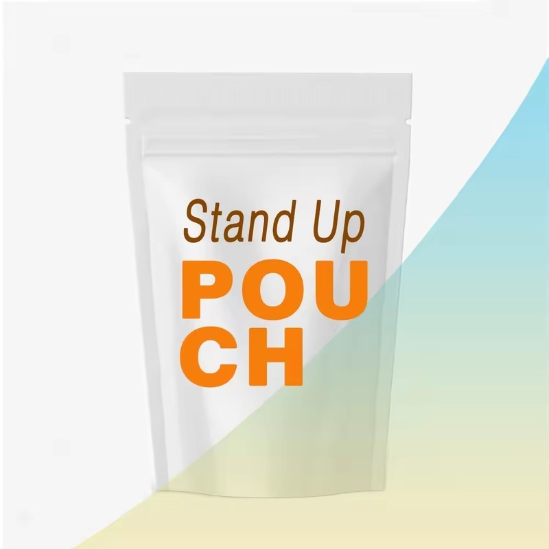 OEM Custom Printing Standing Ziplock Pouch Aluminium Foil yang Bisa Ditutup Kembali Tas Mylar Dengan Zipper Untuk Kantong Makanan