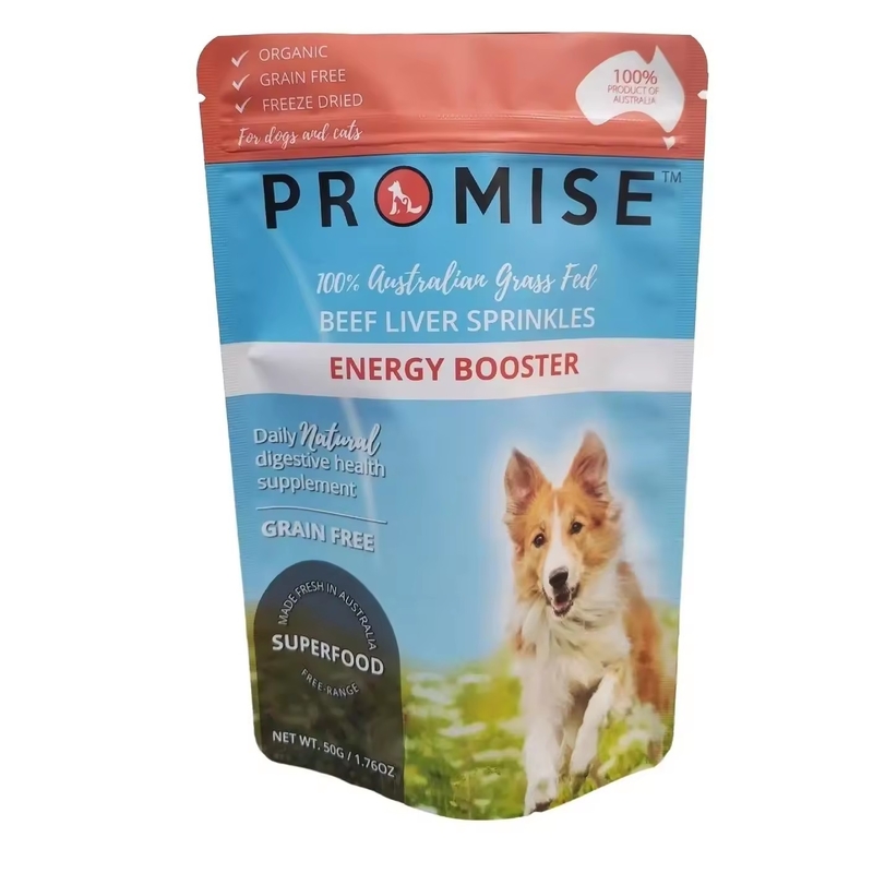Logo kustomisasi Kantong makanan anjing yang dapat ditutup kembali Kantong ritsleting dengan jendela Makanan ringan untuk hewan peliharaan Stand Up Bag