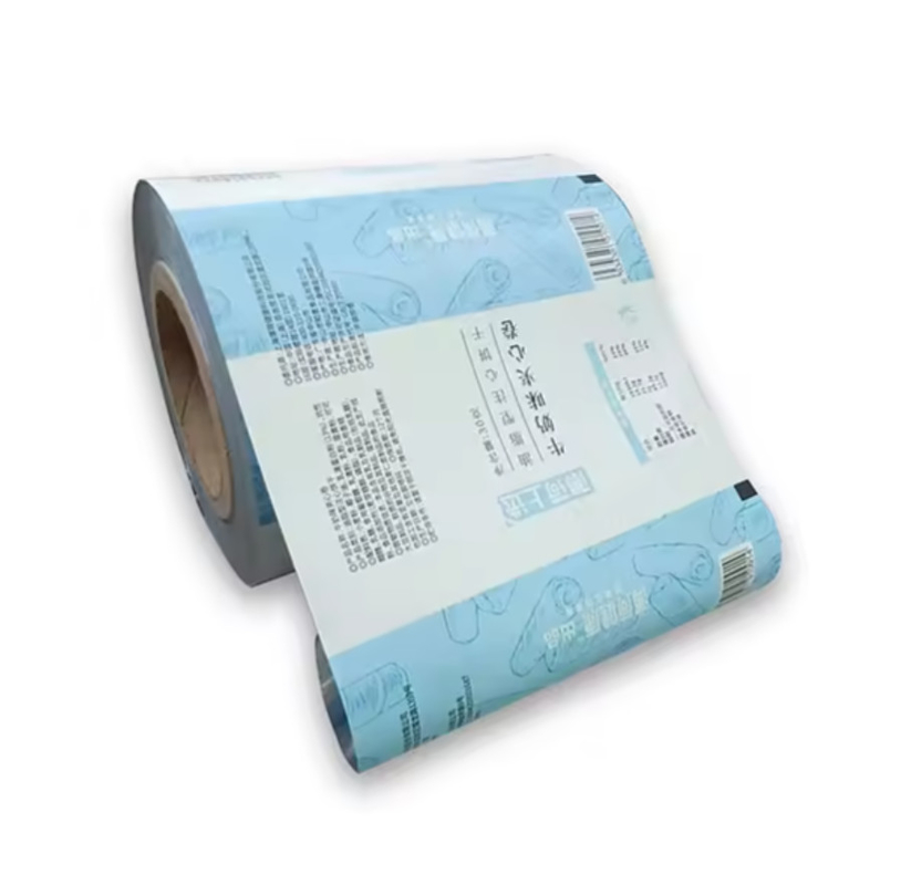 Bahan makanan Fleksibel Pengemasan Film Rolls Custom Cetak Kelembaban Resistant Packaging Rolls Plastic Laminating Film