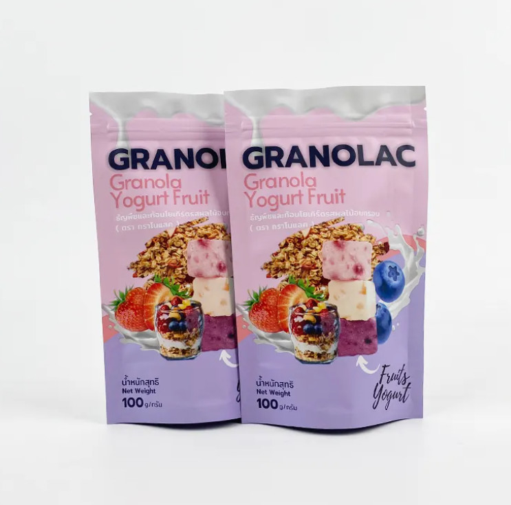 Custom Logo Doy Pack Stand Up Bag Makanan Fleksibel Kemasan Kantong Produsen Zip Lock Stand Up Bags