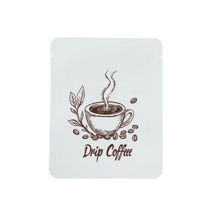 Kalee Custom Printed 3 Side Seal Bag Aluminium Foil Food Plastic Packaging Bags Kopi Drip Bags