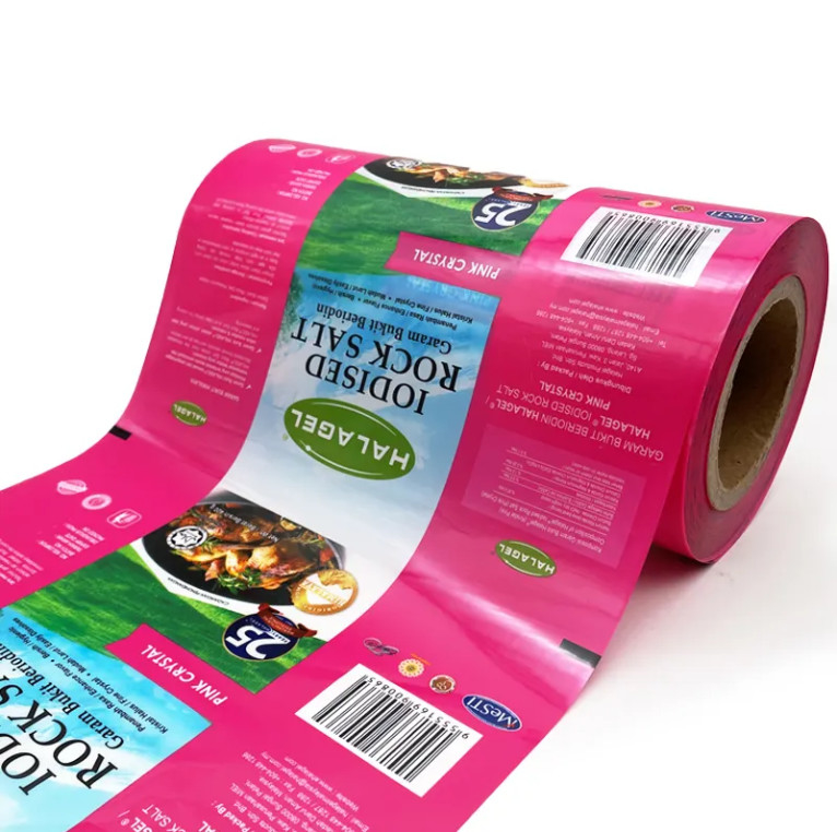 Film cetak khusus Perfume Food Packaging Supplier Food Grade Opp Plastic Food Powder Roll Film