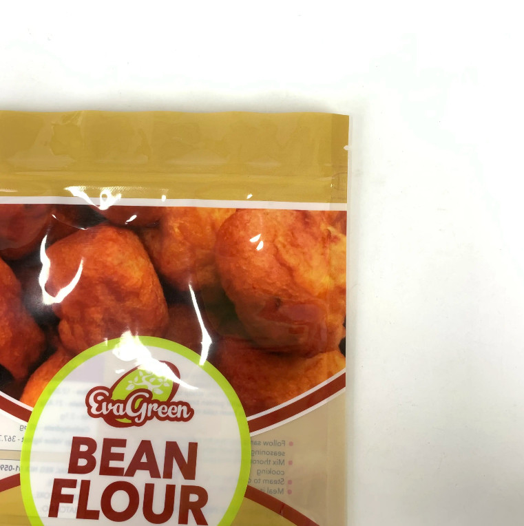 Eco Friendly Plastic Bag yang Bisa Ditutup Kembali Buah Bean Flour Candy Cookies Snack Package Bag Stand Up Zipper Bag Untuk Makanan