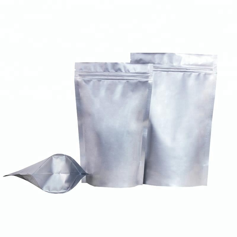Food Grade Doypack Aluminium Foil Stand Up Pouches Dapat Digunakan Kembali Dengan Ritsleting